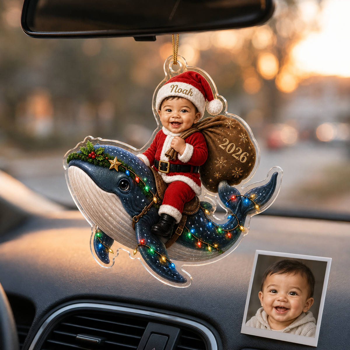 Custom Photo Baby Animal Whale