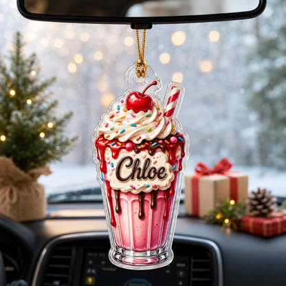 Custom Dessert Milkshake Acrylic
