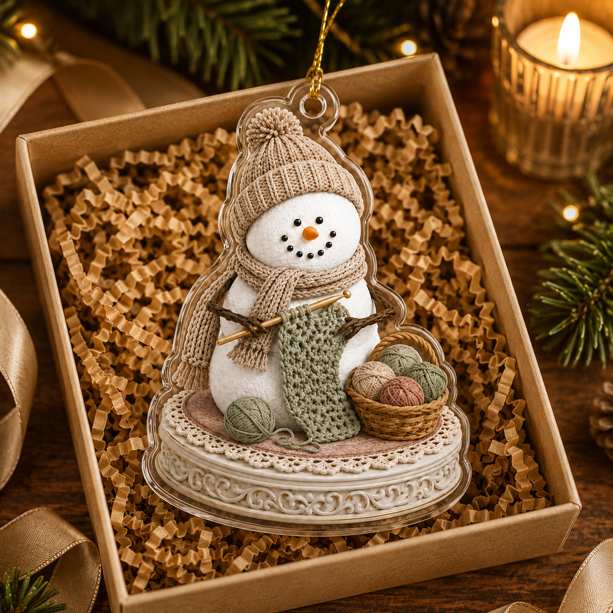 Snowman Hobbies Acrylic Crocheting