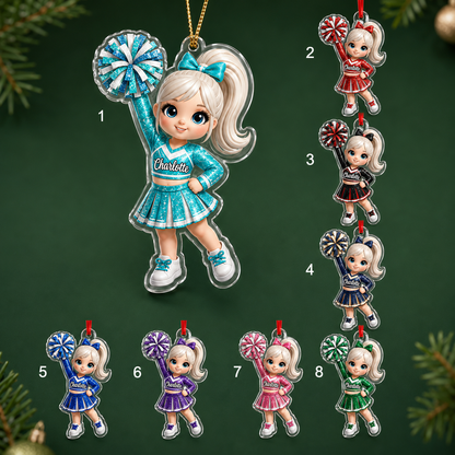 Cheerleading Color Acrylic Style 4