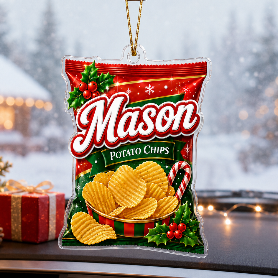 Custom Name Food Acrylic - Potato Chips