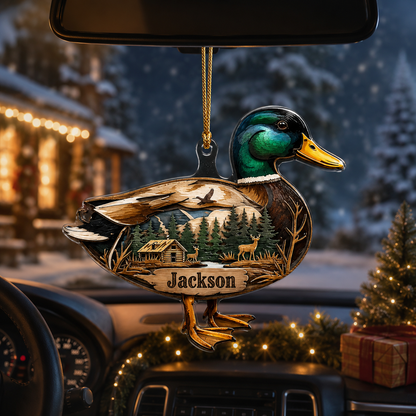 Personalized Hunting Mallard Wilderness Acrylic