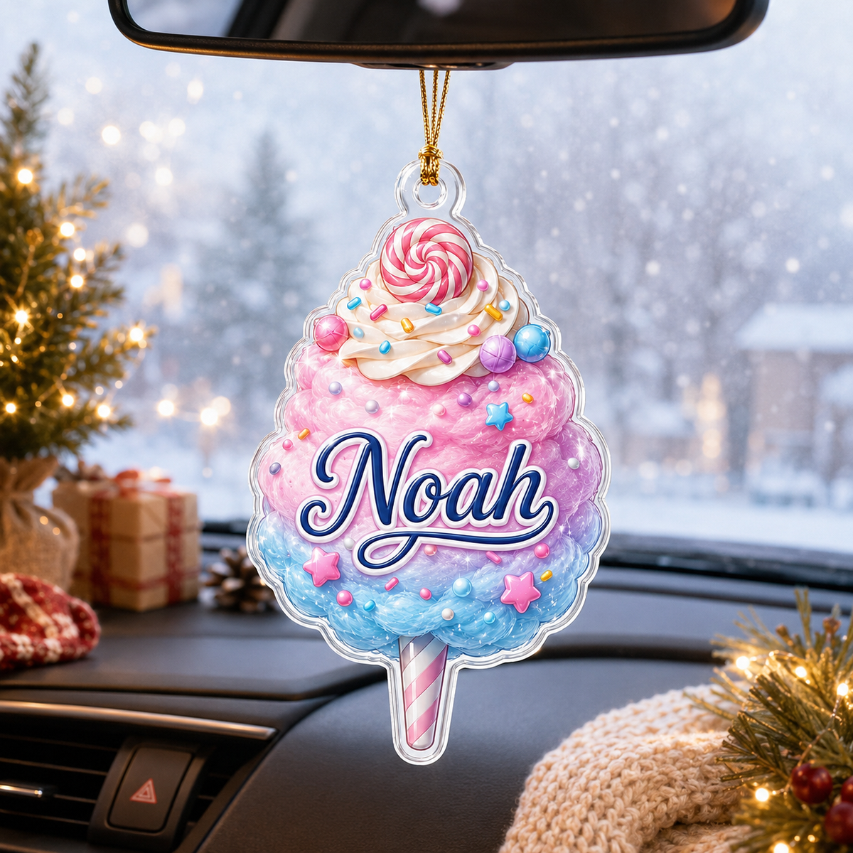 Custom Dessert Cotton Candy Acrylic