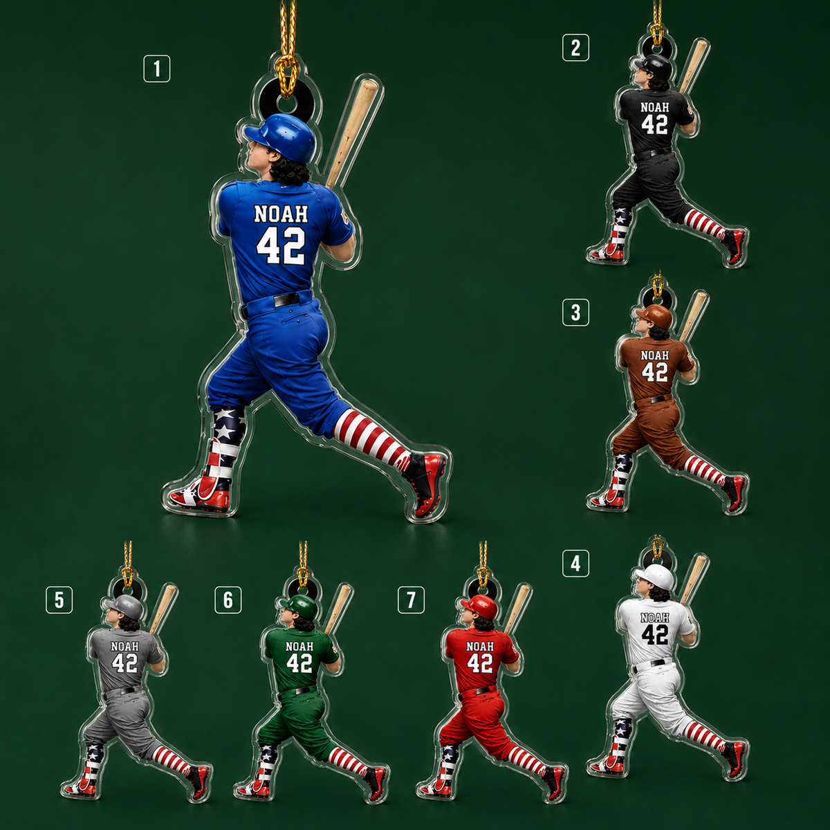 Baseball Acrylic Style 14