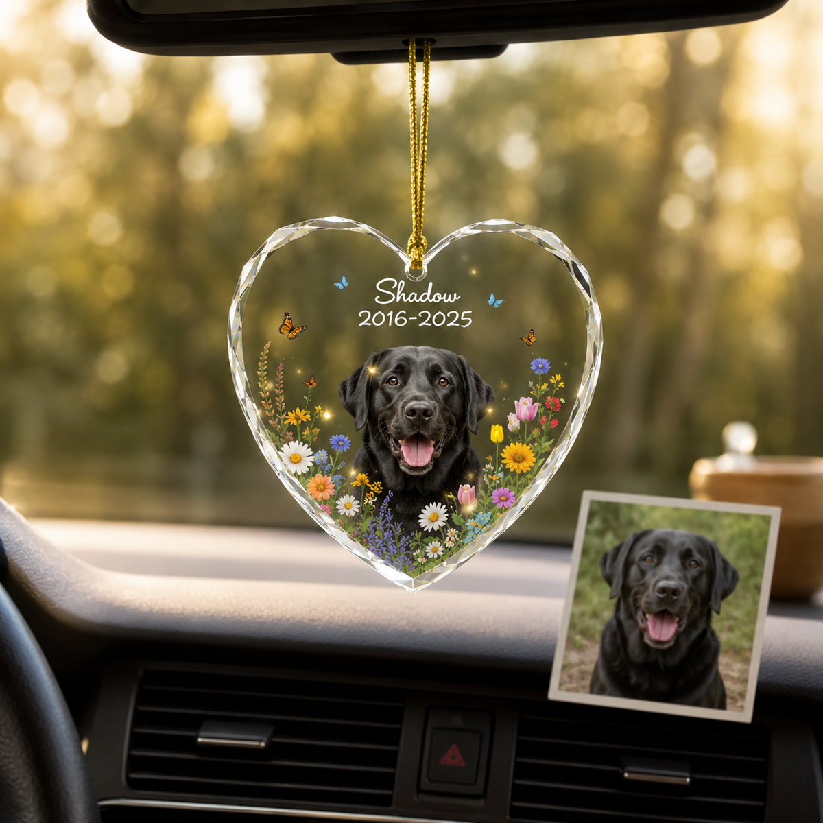 Custom Photo Dog Memorial Style 1