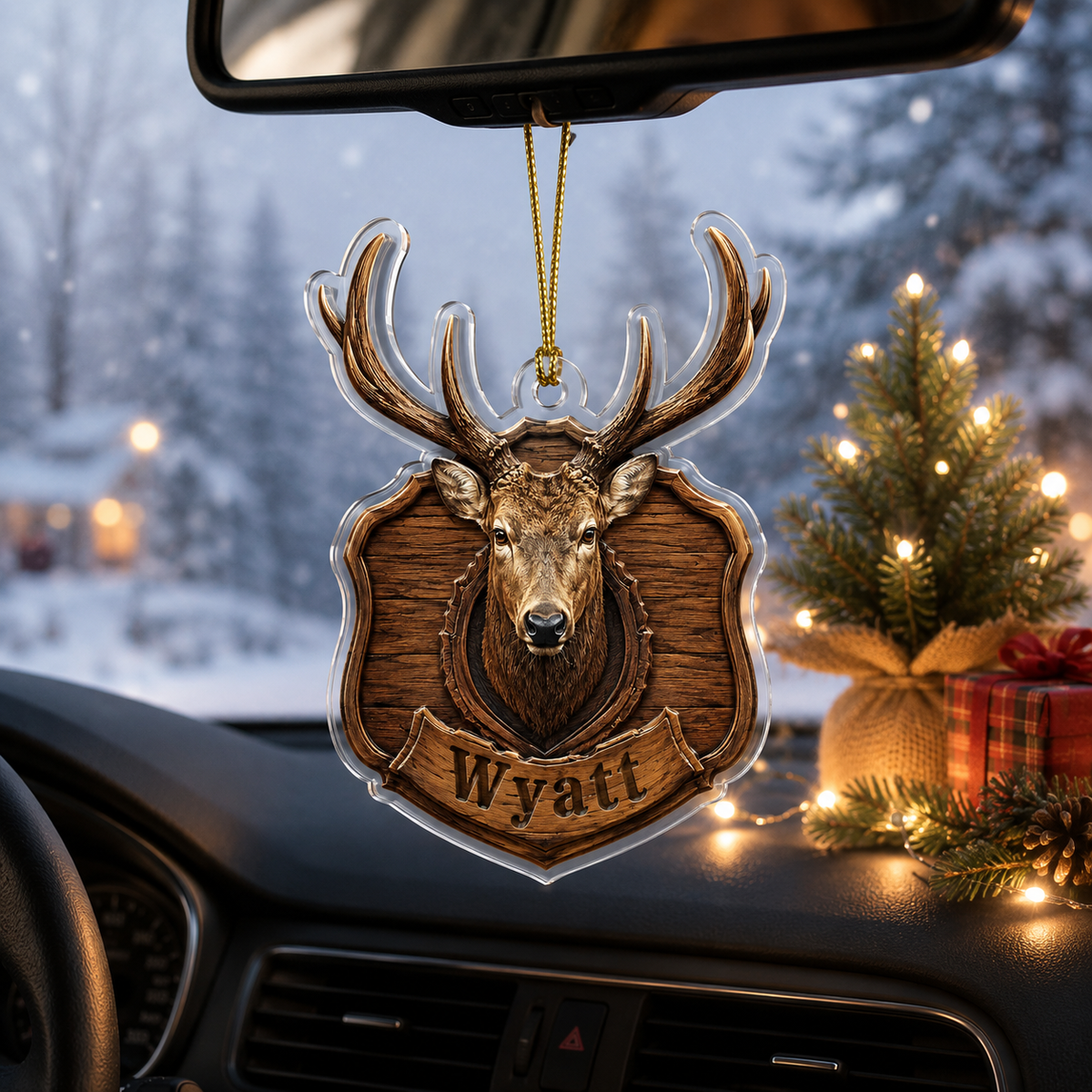 Personalized Hunting Trophy Buck Acrylic