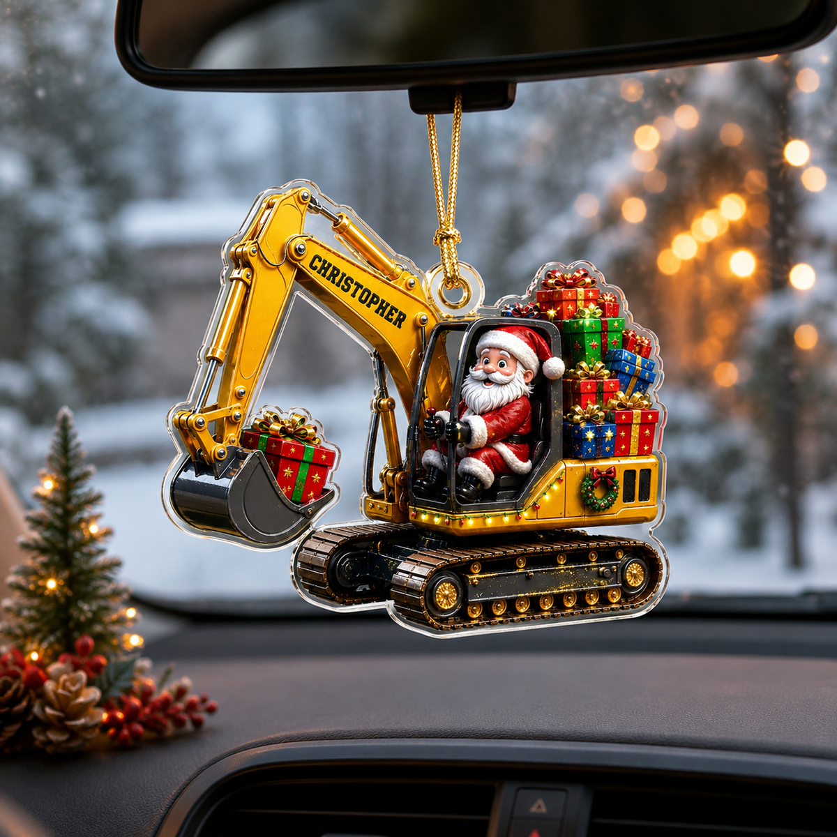 Santa Vehicle Pickup Truck