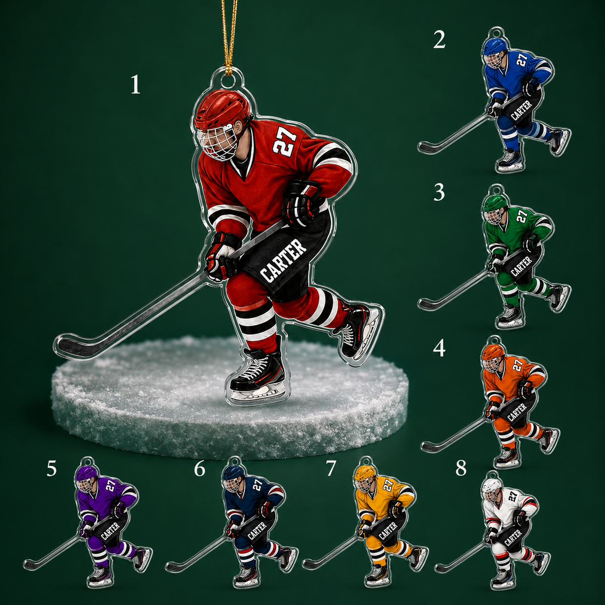 Hockey Acrylic Style 5