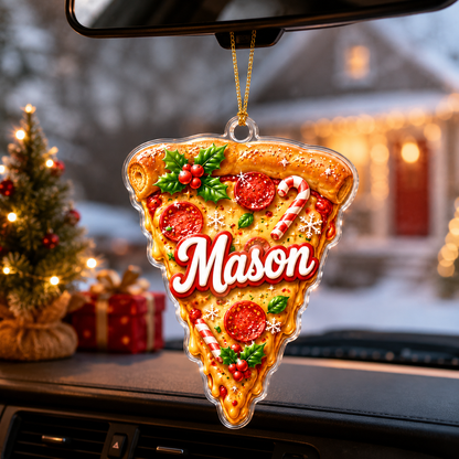 Custom Name Food Acrylic - Pizza Slice