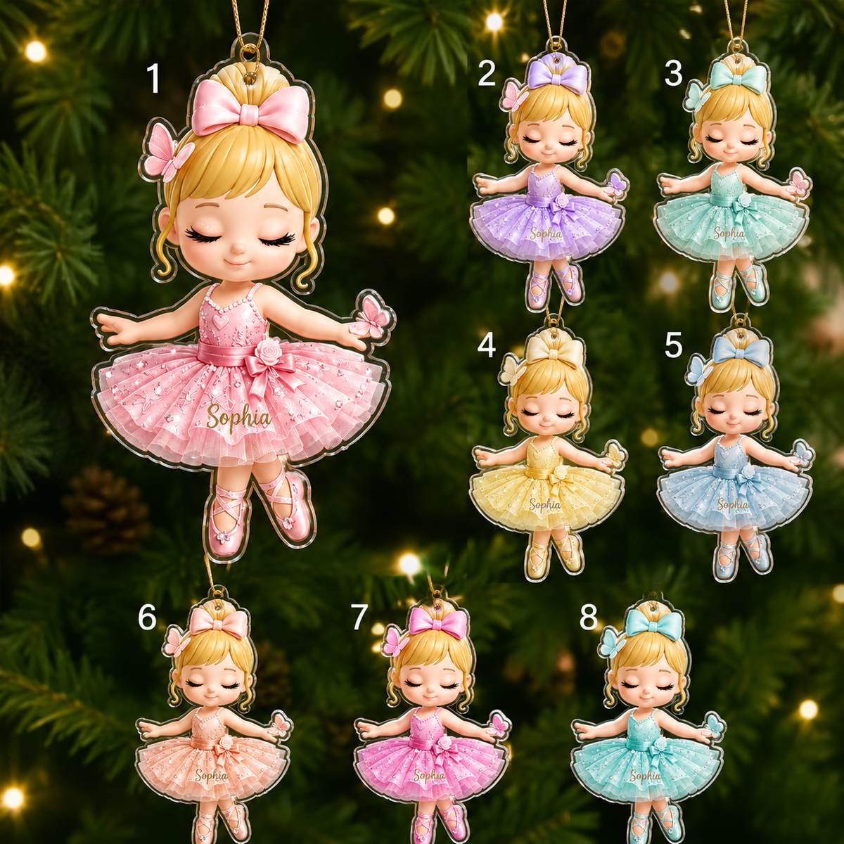 Ballet Custom Name Acrylic 4