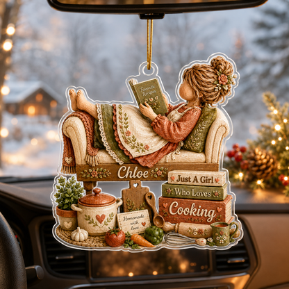 Personalized Just A Girl Hobby Cooking