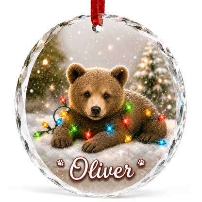 Glass Animal Led Light Bear
