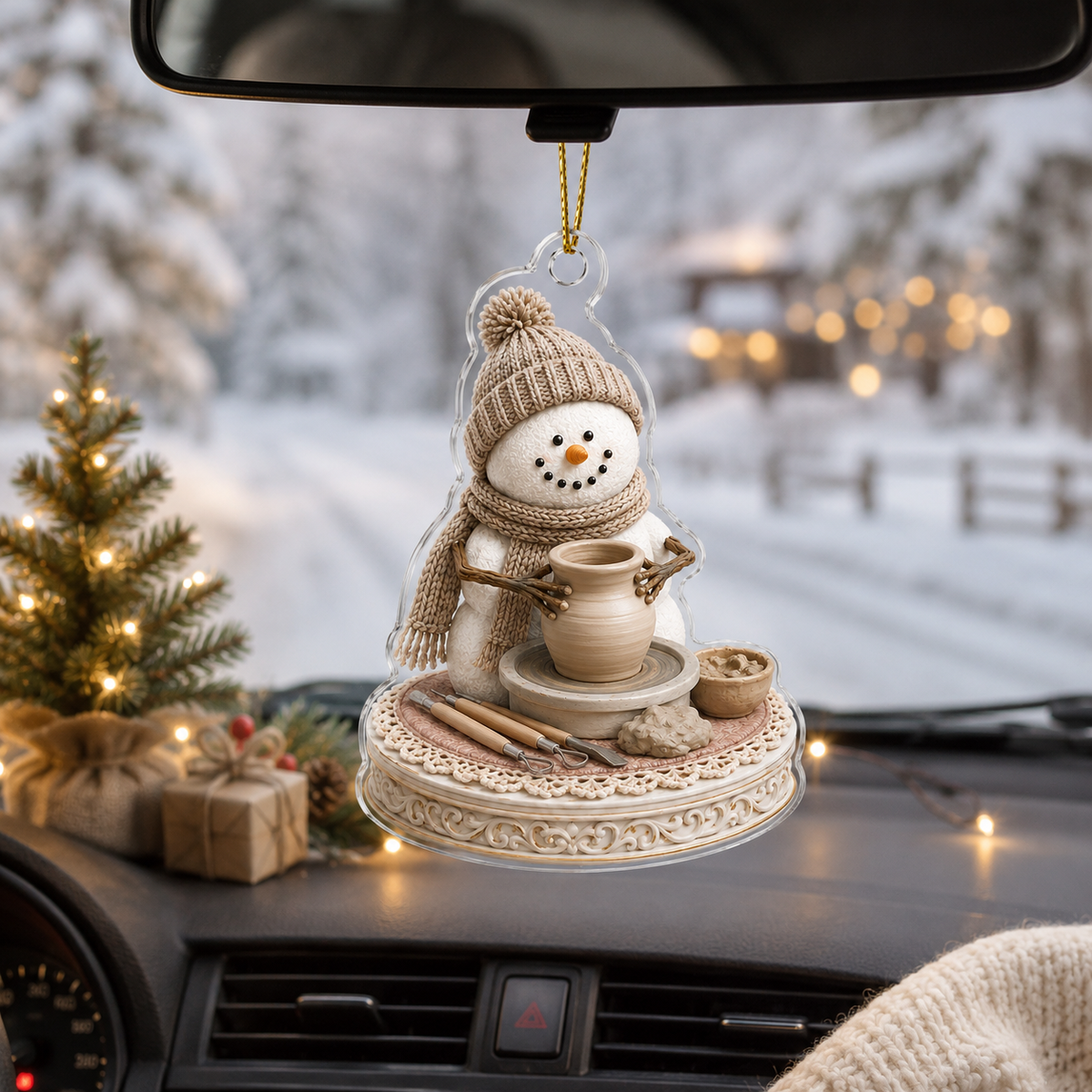 Snowman Hobbies Acrylic Pottery