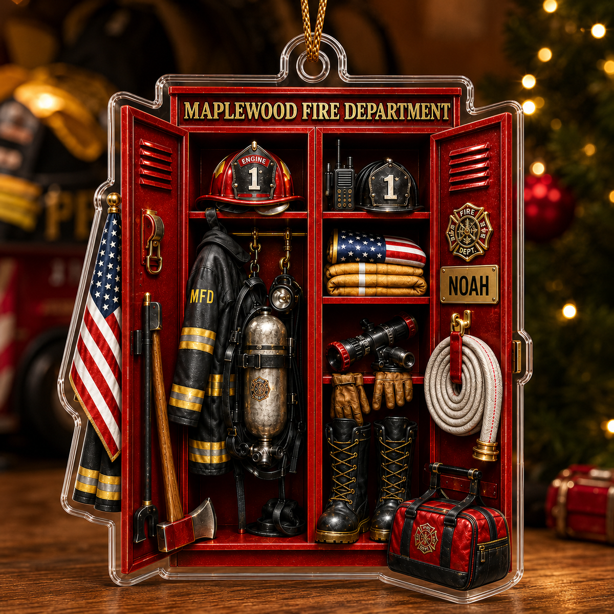 Maplewood Fire Dept Locker