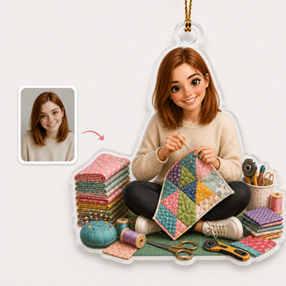 Custom Photo Hobbies Acrylic - Quilting