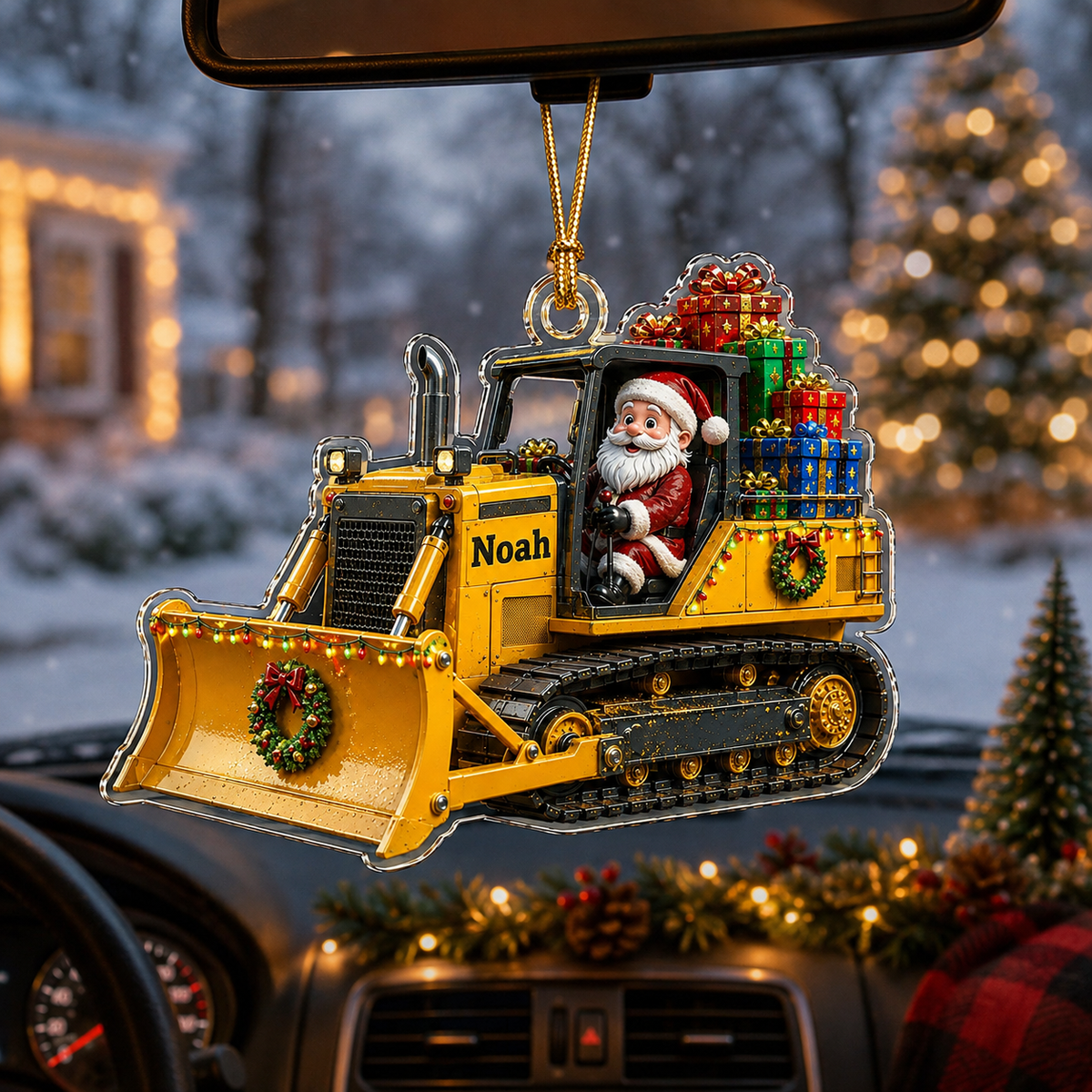 Santa Vehicle Bulldozer