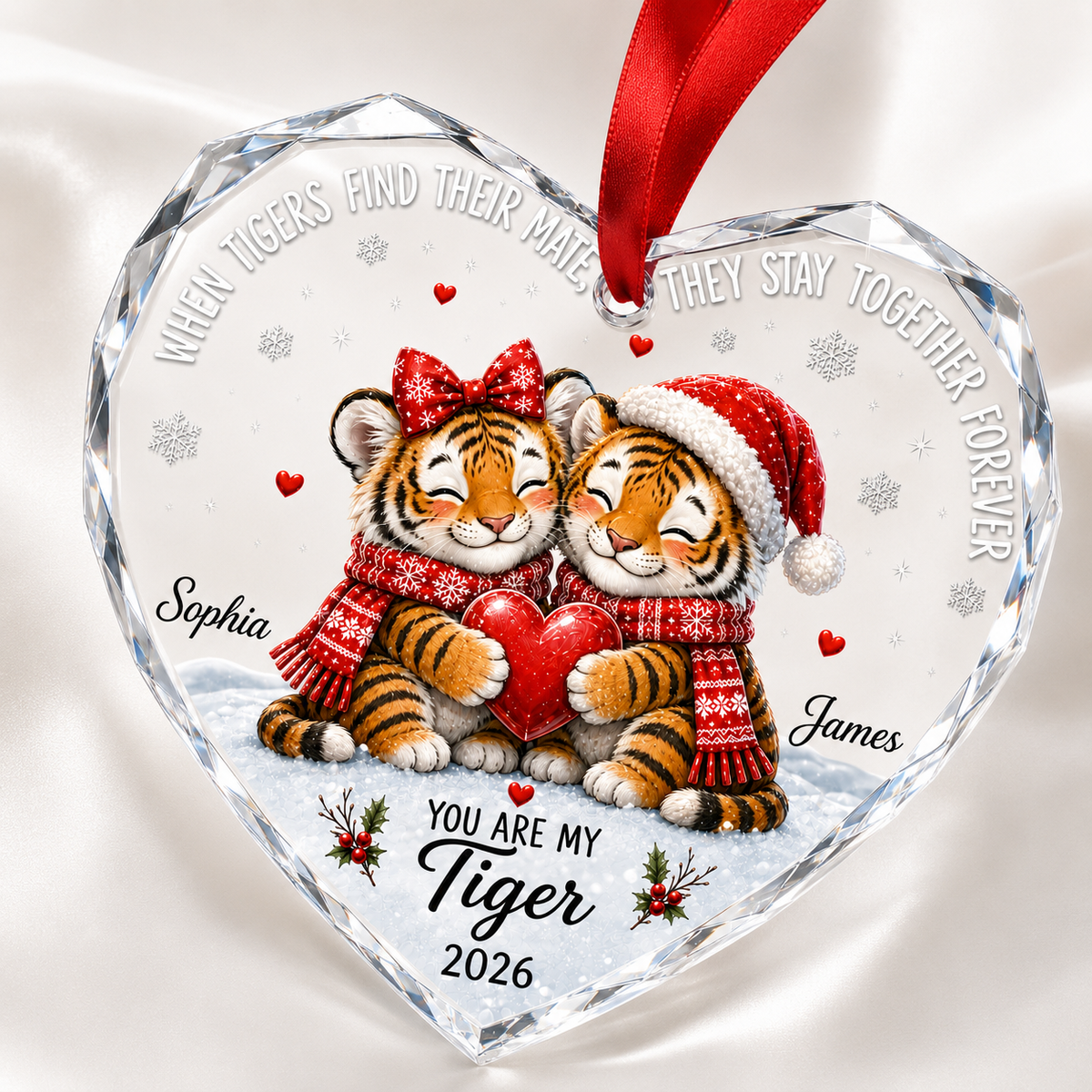 Custom Animal Couple Tiger