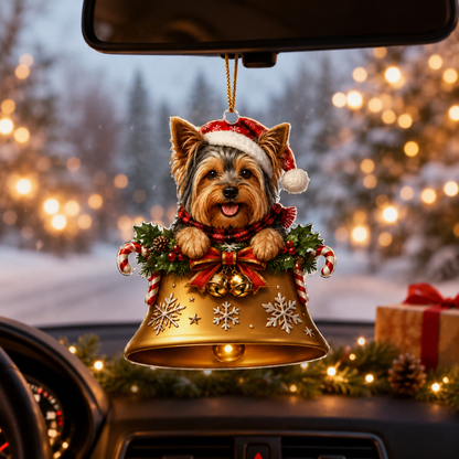 Dog Christmas Bell Yorkshire Terrier