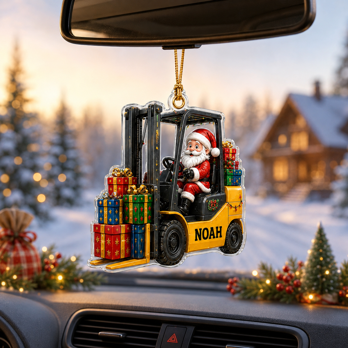 Santa Vehicle Crane Truck