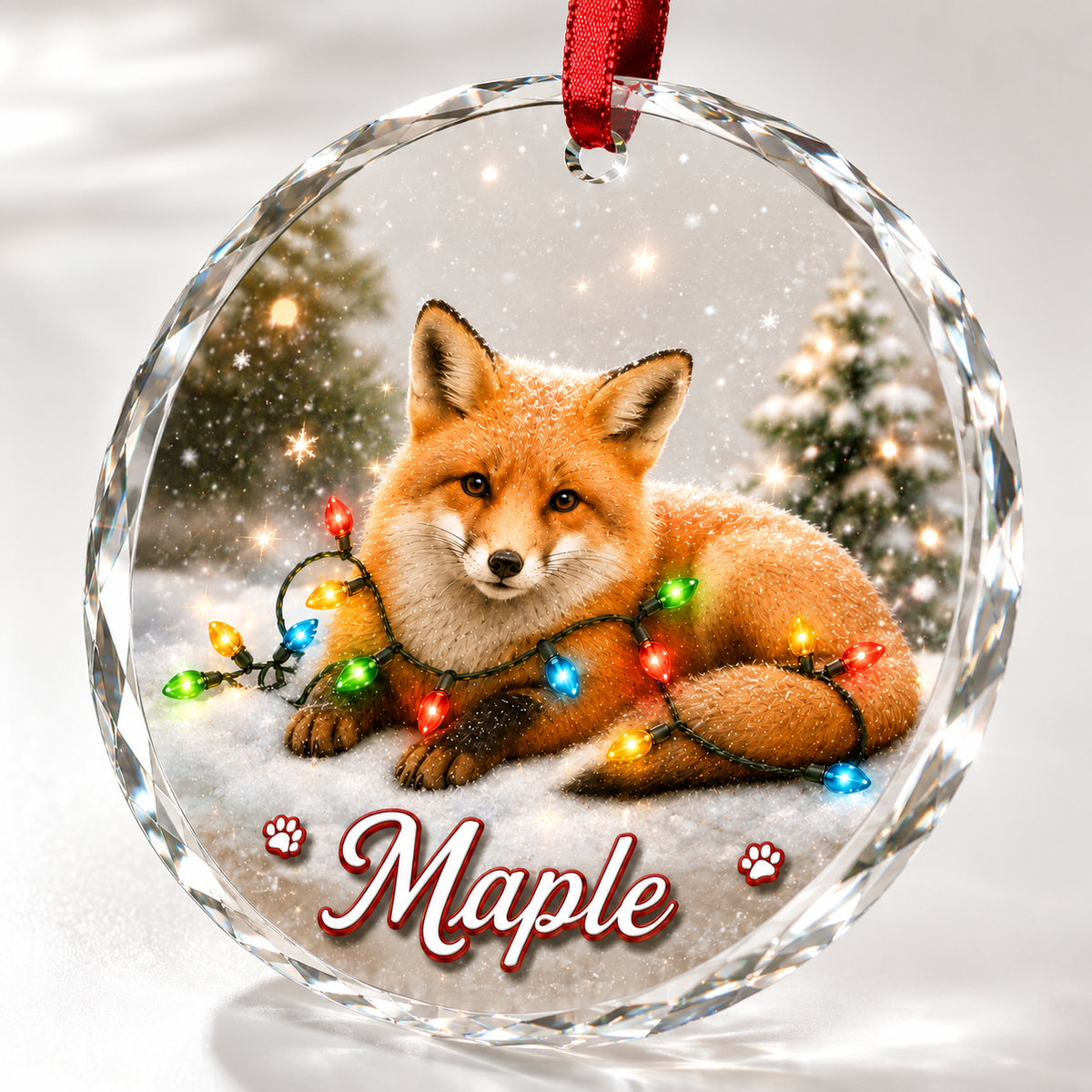 Glass Animal Led Light Fox