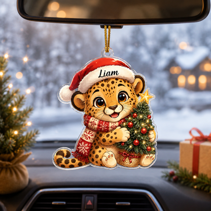 Animal Christmas Cheetah