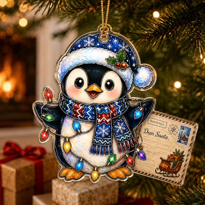 Animal With Christmas Led Penguin