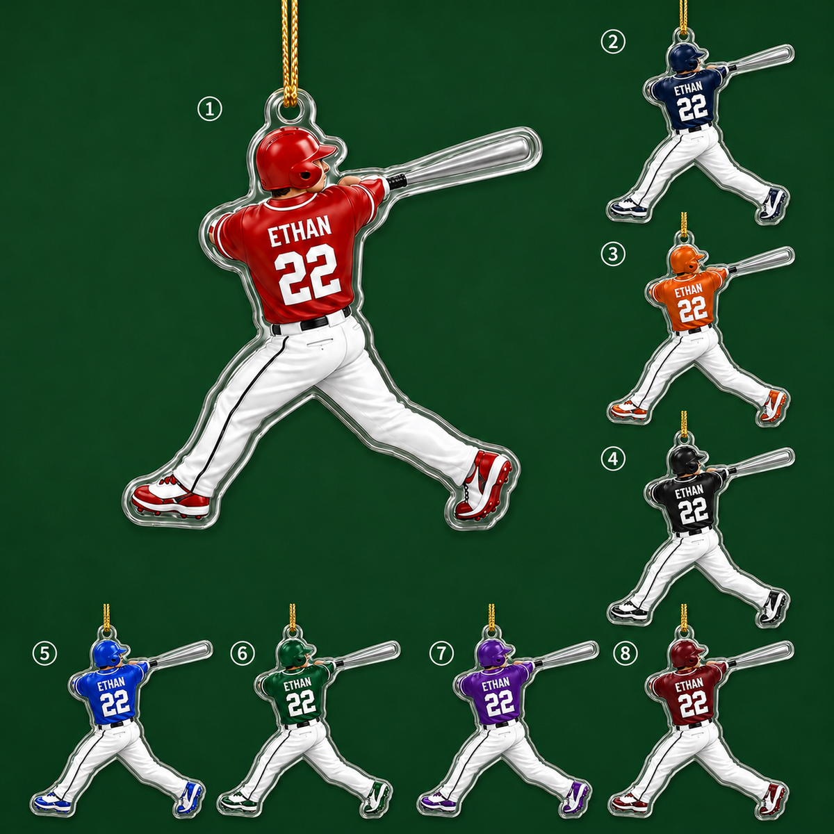 Baseball Acrylic Style 11