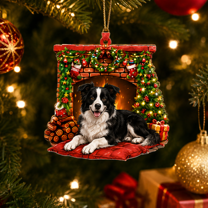 Dog Christmas Tree Border Collie