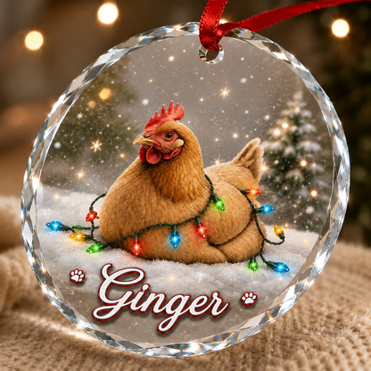Glass Animal Led Light Chicken