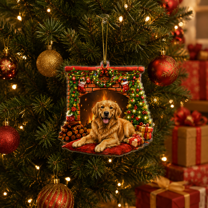 Dog Christmas Tree Golden Retriever