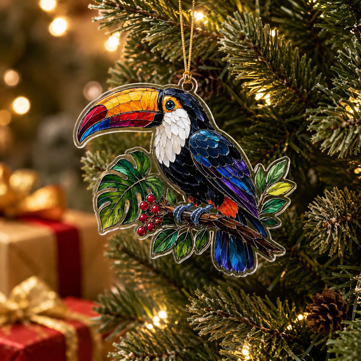 Bird With Flower Toucan