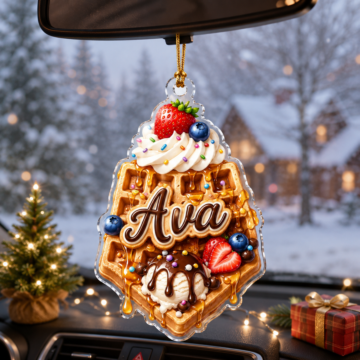 Custom Dessert Waffle Acrylic