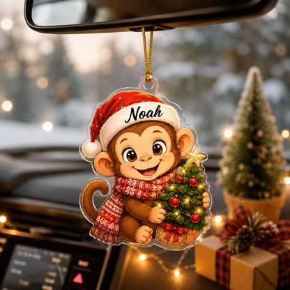 Animal Chrismas Monkey