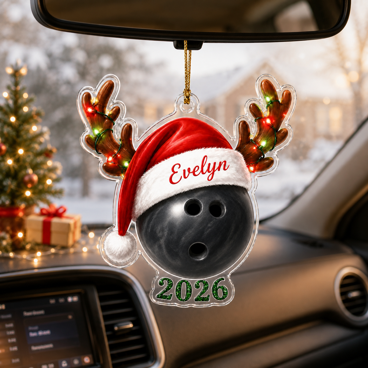 Christmas Sports 2026 Bowling Acrylic