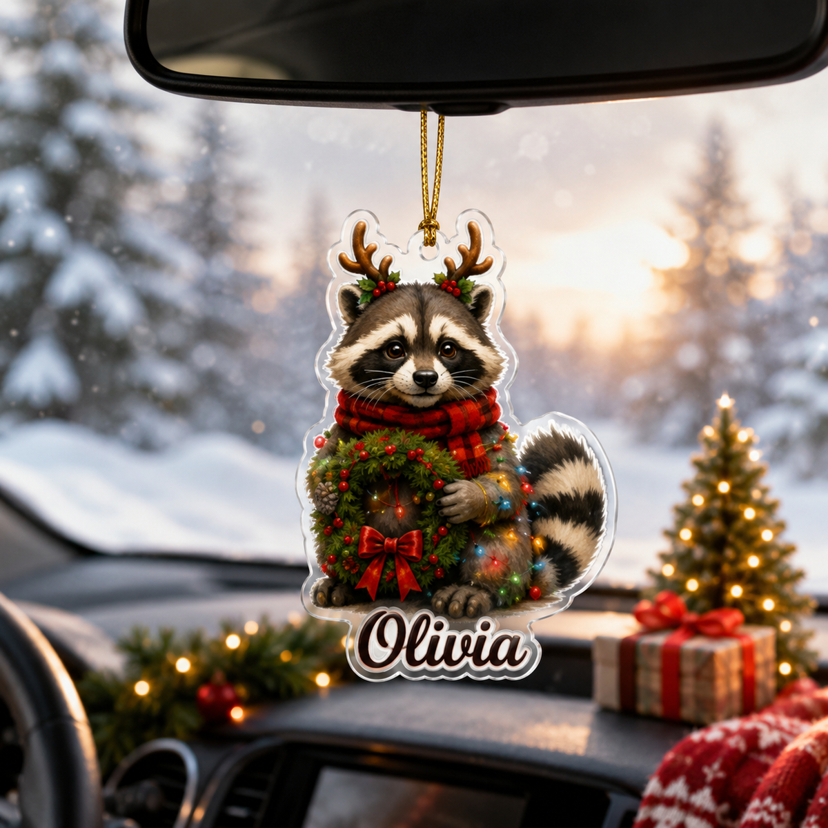 Christmas Animal Raccoon