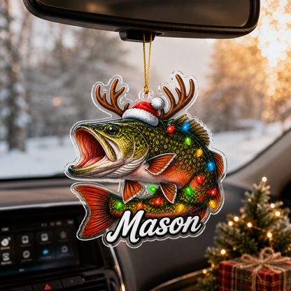 Fishing Christmas Brook Trout Acrylic