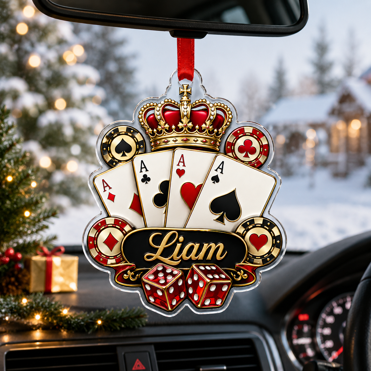 Pocker Custome Name Acrylic King Pocker