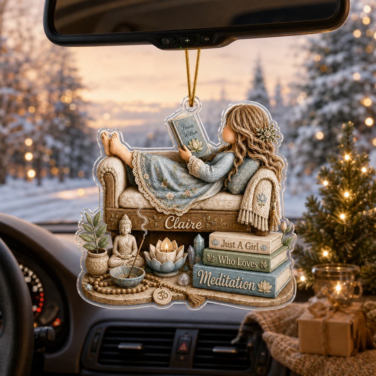Personalized Just A Girl Hobby Meditation