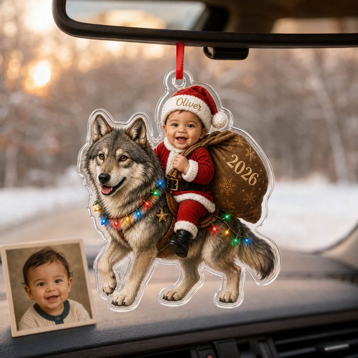 Custom Photo Baby Animal Wolf