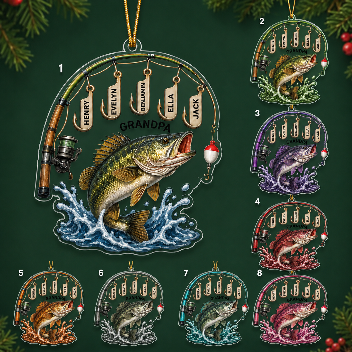 Fishing Acrylic Style 14