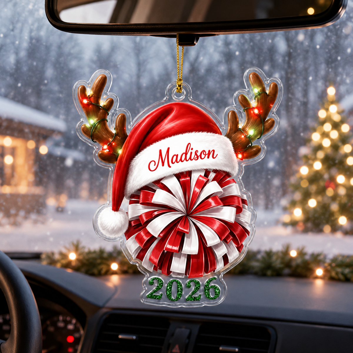 Christmas Sports 2026 Cheerleading Acrylic