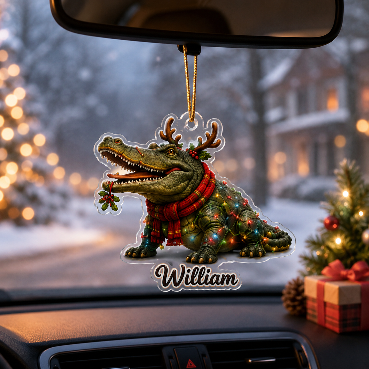 Christmas Animal Crocodile