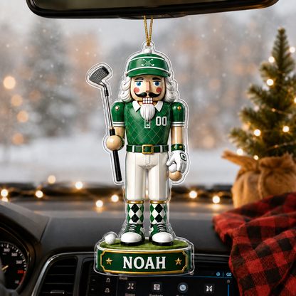 Sports Nutcracker Golf Acrylic