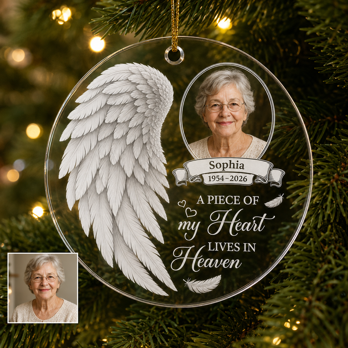 Custom Photo Angel Wing Photo