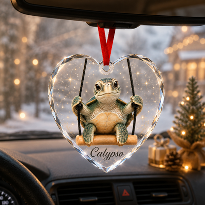 Animal Glass Ornament Sea Turtle