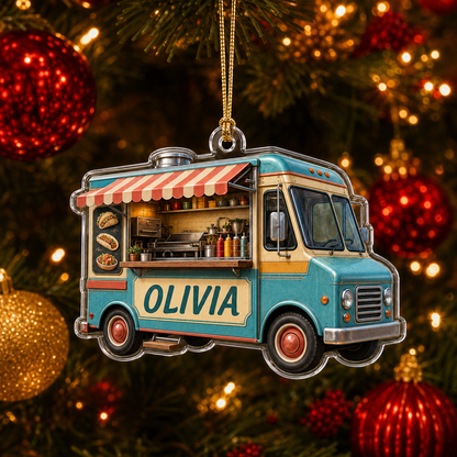 Food Lover Food Truck Ornament