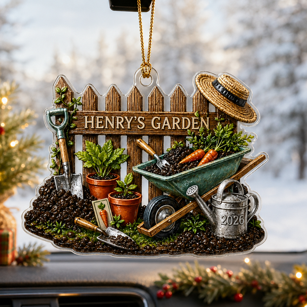 Custom Gardening Wheelbarrow Acrylic