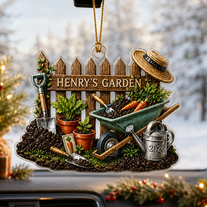 Custom Gardening Wheelbarrow Acrylic