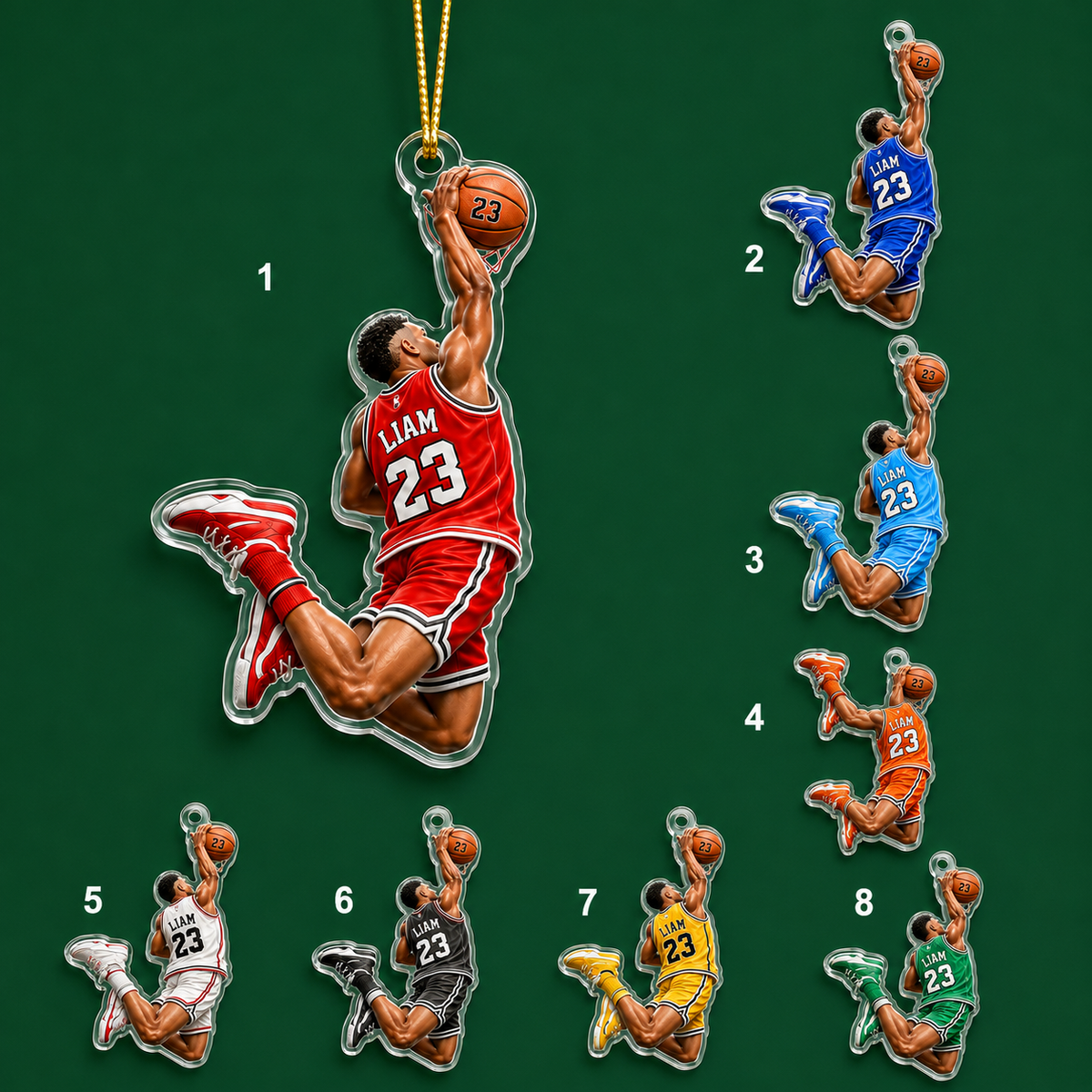 Basketball Acrylic Style 11