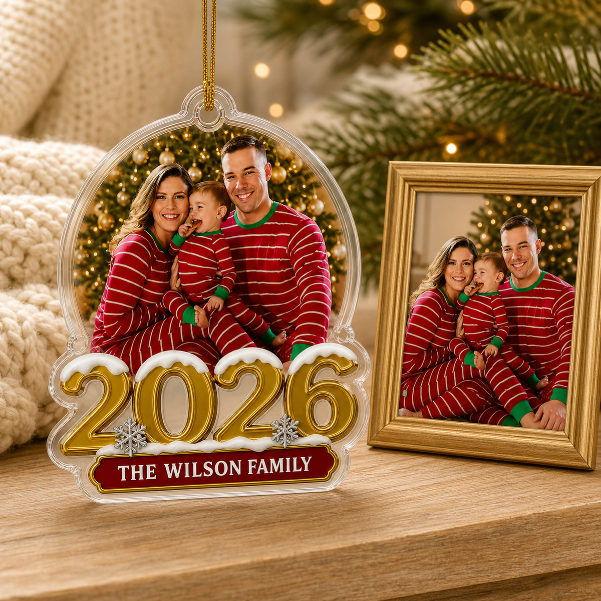 Custom Photo Christmas Family 2026